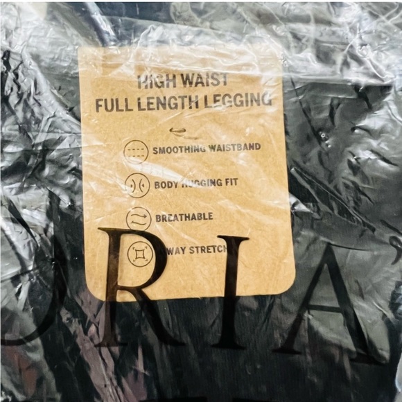 VS PINK Cotton High Waist Full Length Leggings Large - Picture 6 of 9